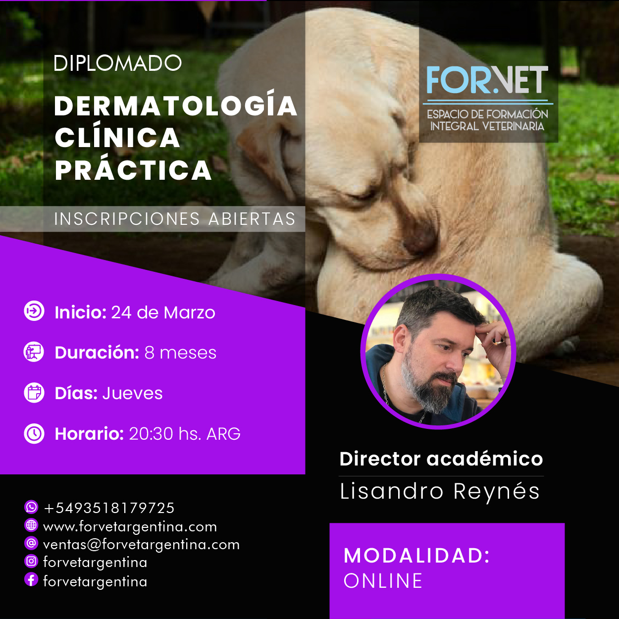 03. Flyer Diplomado en dermatología clínica práctica